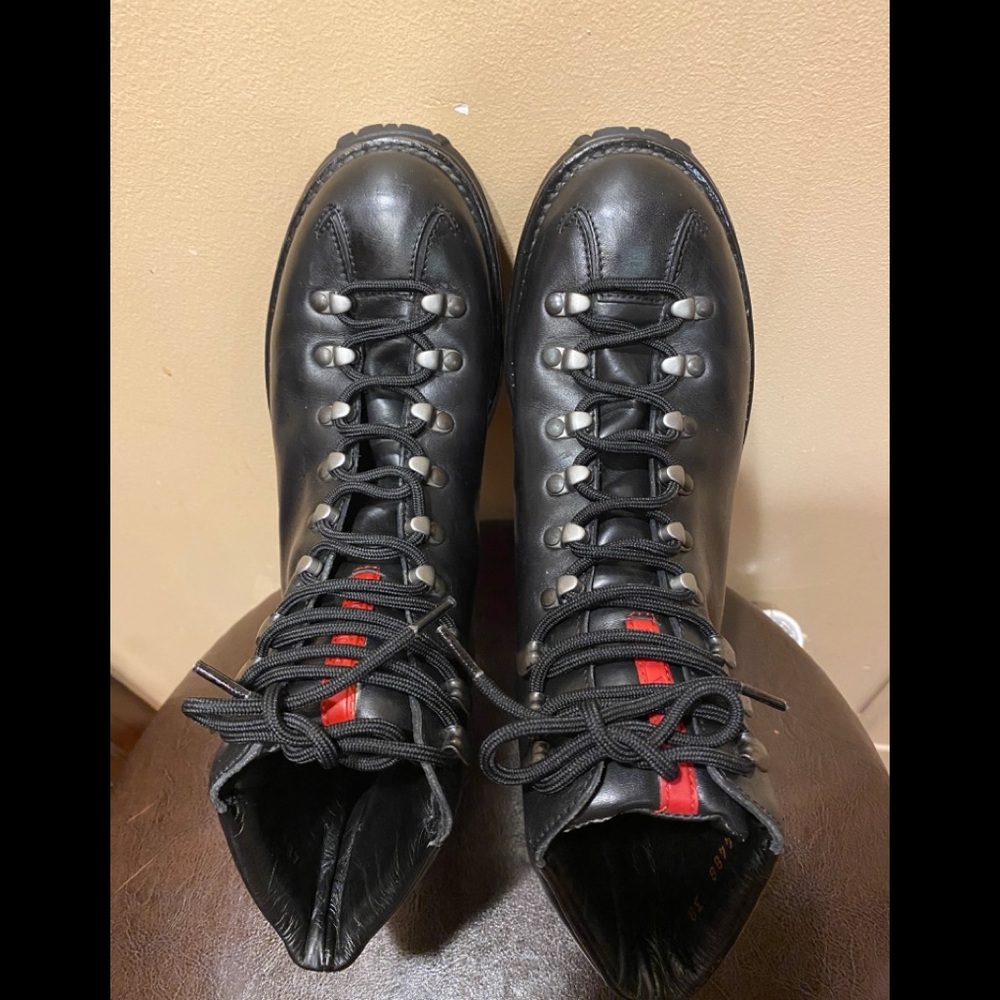 ❤️Prada Sport Black Combat Boots.  EUC. - Picture 5 of 11